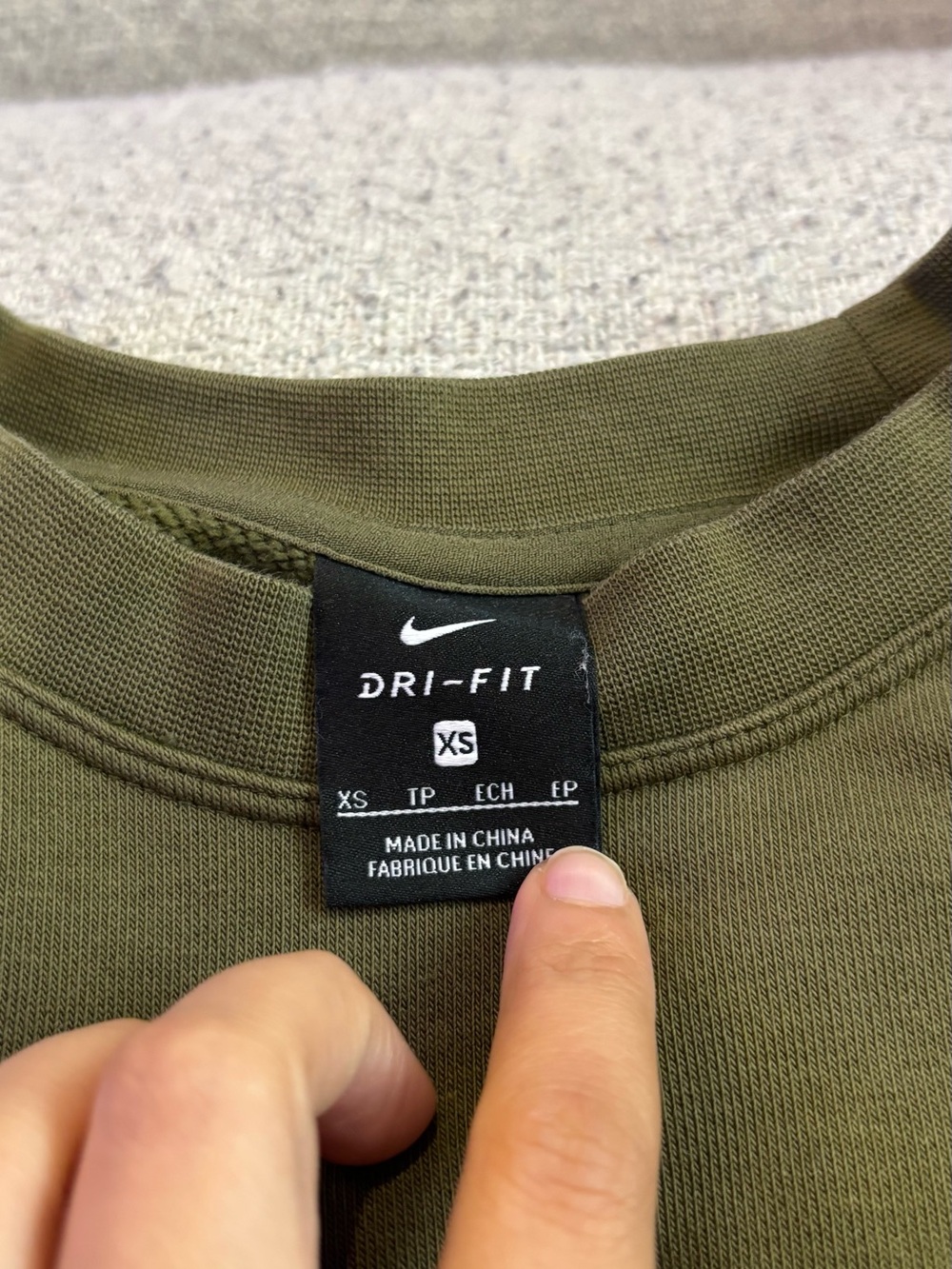 Nike Embossed Boxy Oversized Sweatshirt - Picture 2 of 3